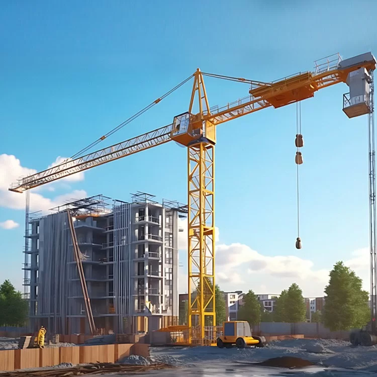 Gr&uacute;a torre QTZ5023-10t con kit de montaje